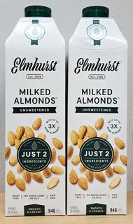 Hazelnut Milk - Unsweetened (Elmhurst)**